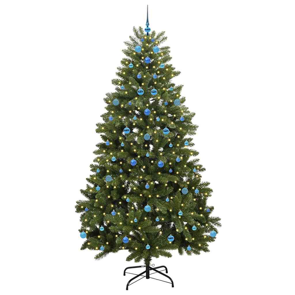 Vidaxx künstlicher Weihnachtsbaum mit 300 LED grün, 240 cm PVC und Metall