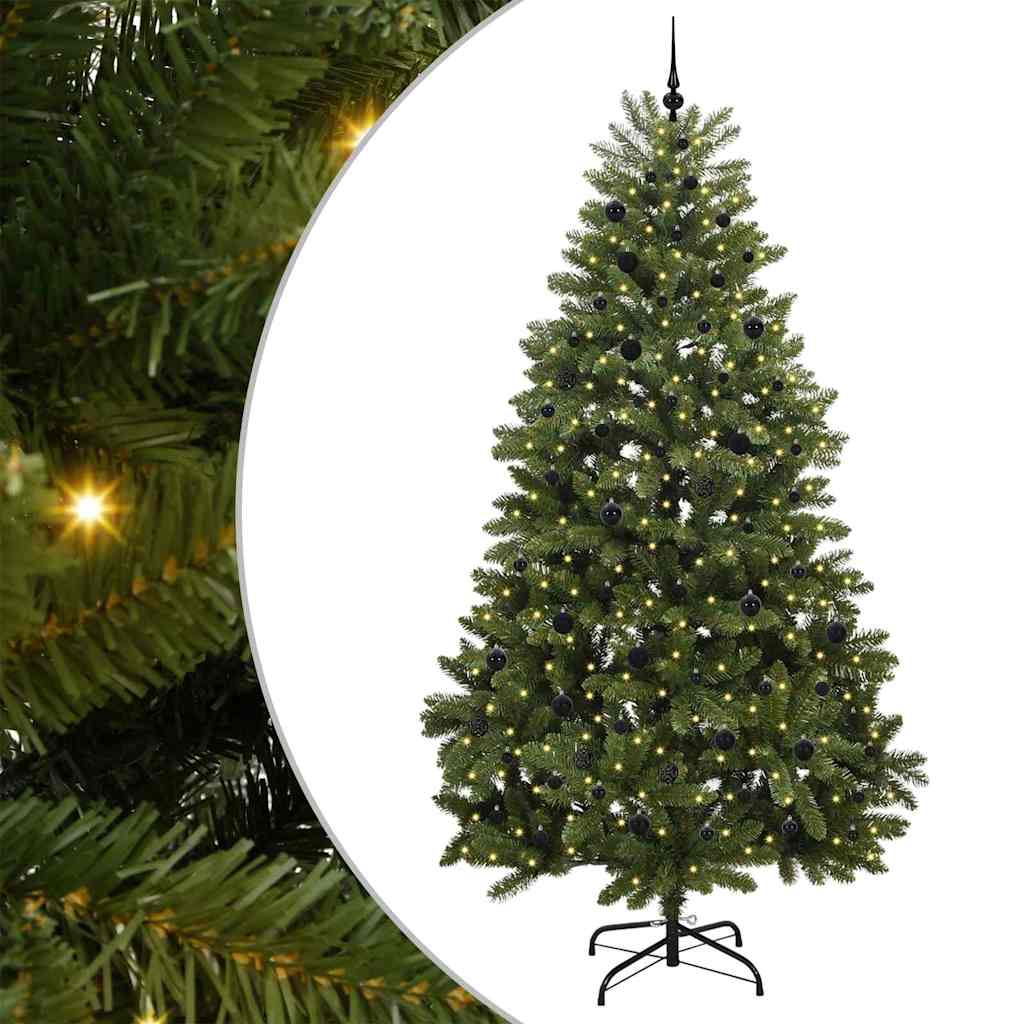 Vidaxx künstlicher Weihnachtsbaum mit 300 LED grün, 270 cm PVC und Metall