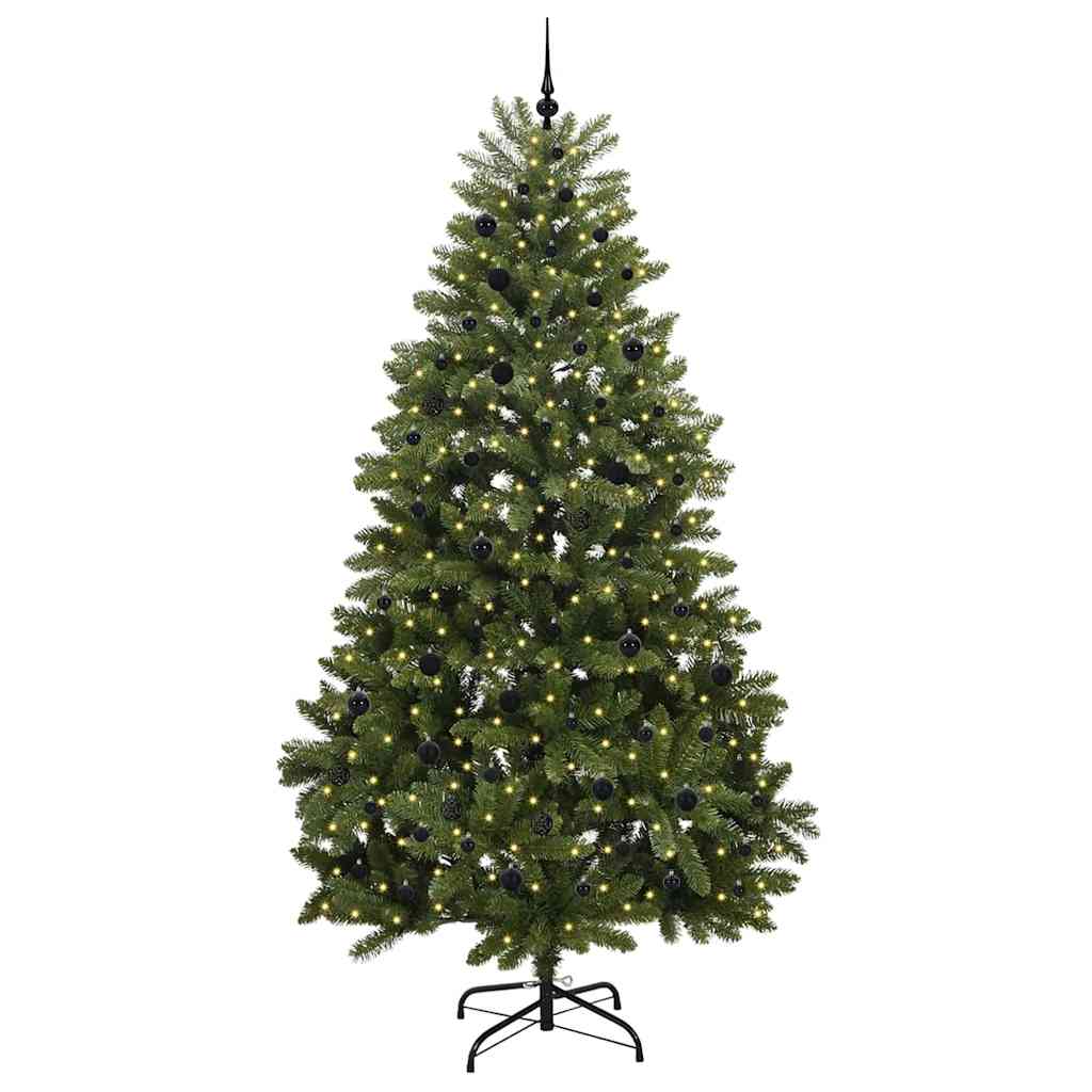 Vidaxx künstlicher Weihnachtsbaum mit 300 LED grün, 270 cm PVC und Metall