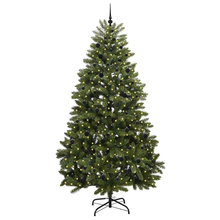 Vidaxx künstlicher Weihnachtsbaum mit 300 LED grün, 270 cm PVC und Metall
