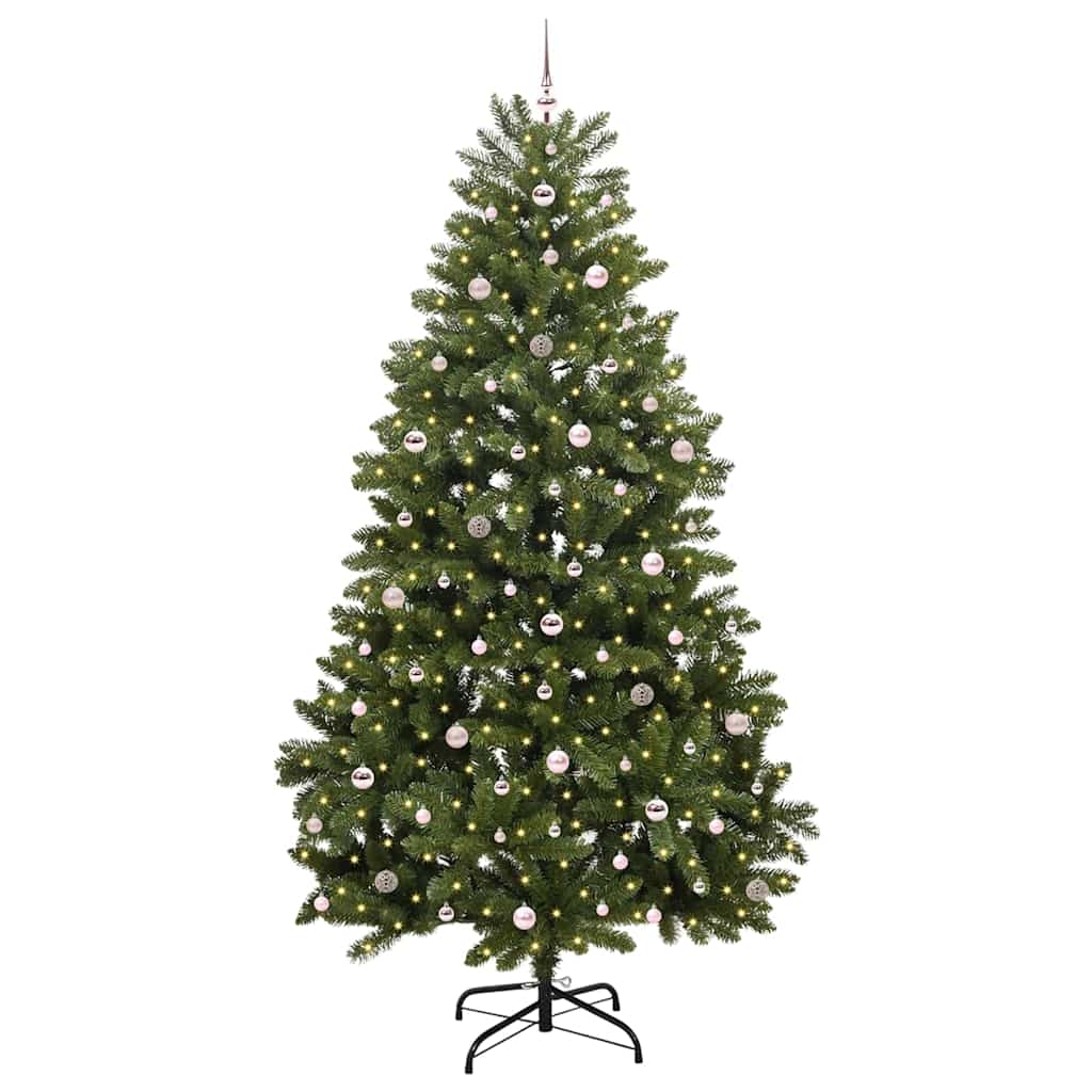 Vidaxx künstlicher Weihnachtsbaum mit 300 LED grün, 270 cm PVC und Metall