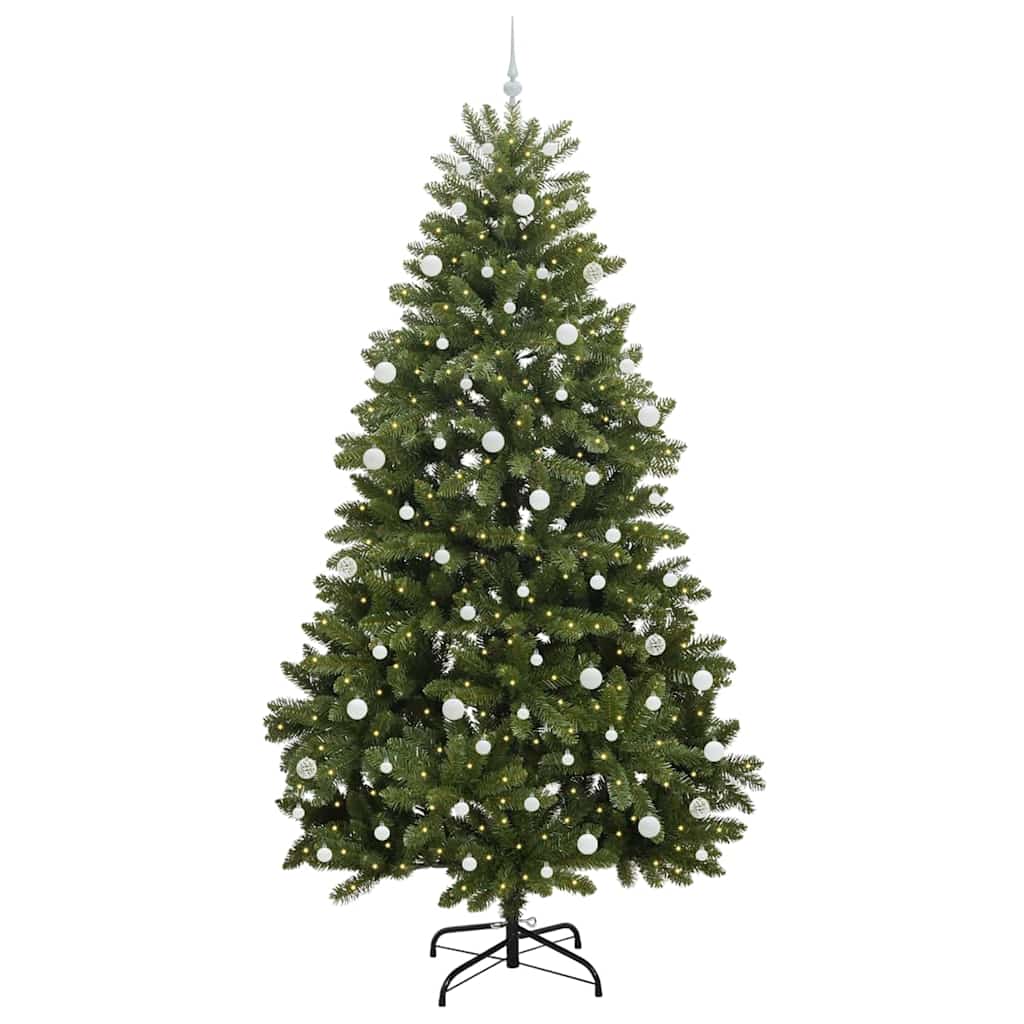 Vidaxx künstlicher Weihnachtsbaum mit 300 LED grün, 270 cm PVC und Metall