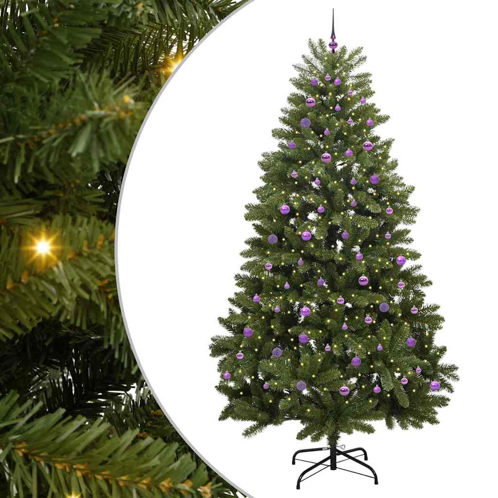 Vidaxx künstlicher Weihnachtsbaum mit 300 LED grün, 270 cm PVC und Metall