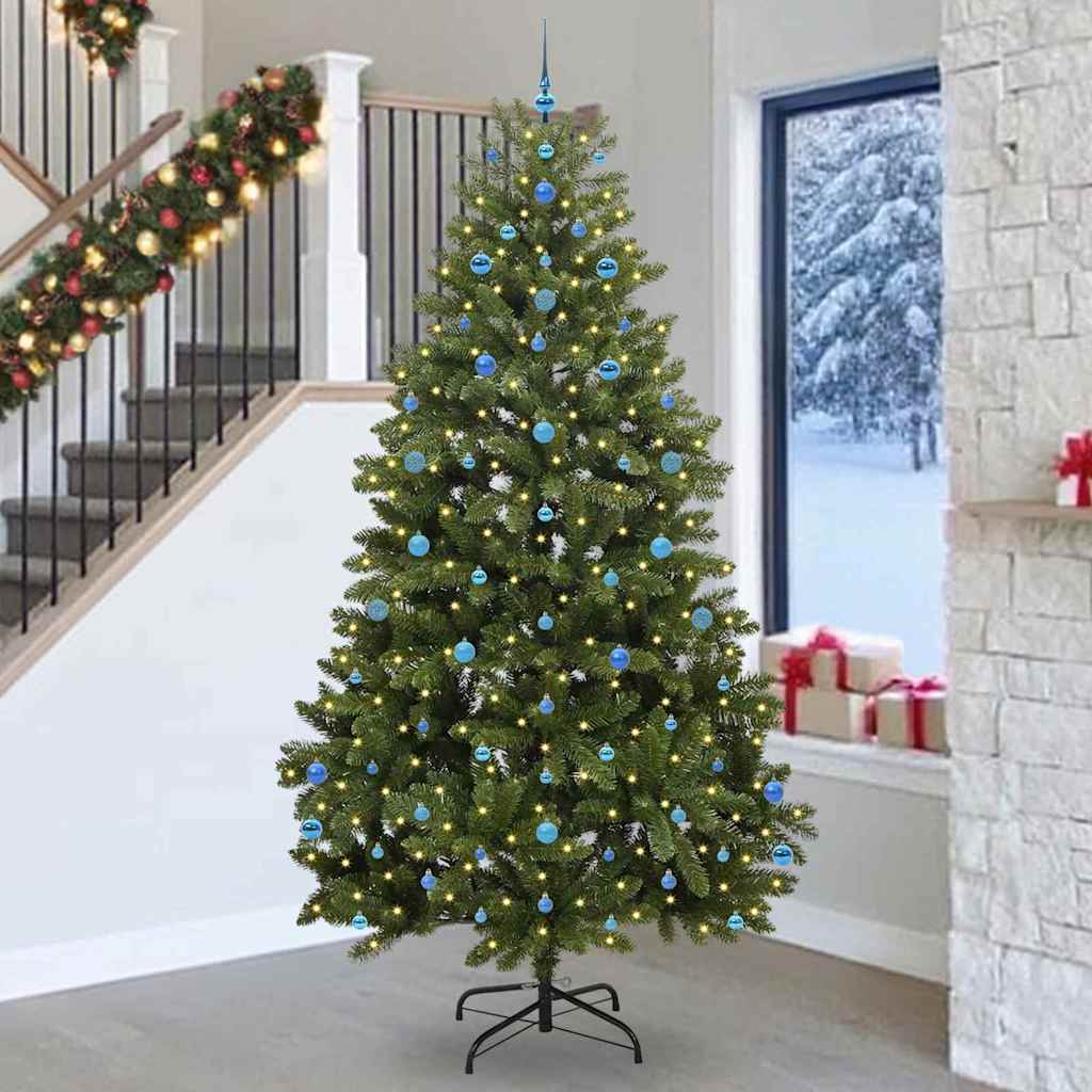 Vidaxx künstlicher Weihnachtsbaum mit 300 LED grün, 270 cm PVC und Metall