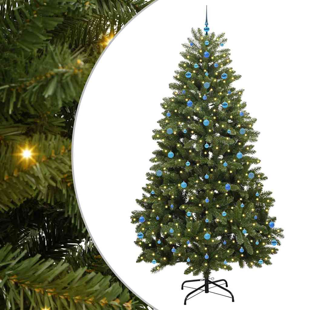 Vidaxx künstlicher Weihnachtsbaum mit 300 LED grün, 270 cm PVC und Metall