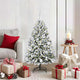 Vidaxx künstlicher Weihnachtsbaum mit 150 LED grün und weiß, 120 cm PVC und Metall