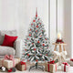 Vidaxx künstlicher Weihnachtsbaum mit 150 LED grün und weiß, 150 cm PVC und Metall