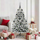 Vidaxx künstlicher Weihnachtsbaum mit 150 LED grün und weiß, 150 cm PVC und Metall