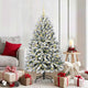 Vidaxx künstlicher Weihnachtsbaum mit 150 LED grün und weiß, 150 cm PVC und Metall