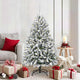 Vidaxx künstlicher Weihnachtsbaum mit 150 LED grün und weiß, 150 cm PVC und Metall