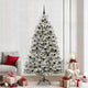 Vidaxx künstlicher Weihnachtsbaum mit 300 LED grün und weiß 210 cm PVC und Metall