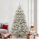 Vidaxx künstlicher Weihnachtsbaum mit 300 LED grün und weiß, 240 cm PVC und Metall