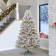 Vidaxx künstlicher Weihnachtsbaum mit 300 LED grün und weiß, 240 cm PVC und Metall