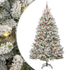 Vidaxx künstlicher Weihnachtsbaum mit 300 LED grün und weiß, 270 cm PVC und Metall