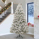Vidaxx künstlicher Weihnachtsbaum mit 300 LED grün und weiß, 270 cm PVC und Metall