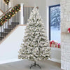 Vidaxx künstlicher Weihnachtsbaum mit 300 LED grün und weiß, 270 cm PVC und Metall