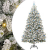 Vidaxx künstlicher Weihnachtsbaum mit 300 LED grün und weiß, 270 cm PVC und Metall