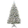 Vidaxx künstlicher Weihnachtsbaum mit 300 LED grün und weiß, 270 cm PVC und Metall