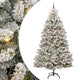 Vidaxx künstlicher Weihnachtsbaum mit 300 LED grün und weiß, 300 cm PVC und Metall