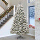 Vidaxx künstlicher Weihnachtsbaum mit 300 LED grün und weiß, 300 cm PVC und Metall