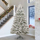 Vidaxx künstlicher Weihnachtsbaum mit 300 LED grün und weiß, 300 cm PVC und Metall