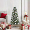 VidaXL künstlicher Weihnachtsbaum mit 150 LEDs grün, 120 cm PVC und Kunststoff und Stahl