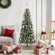 Vidaxx künstlicher Weihnachtsbaum mit 150 LED grün, 150 cm PVC und Kunststoff und Stahl