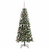 Vidaxx künstlicher Weihnachtsbaum mit 150 LED grün, 150 cm PVC und Kunststoff und Stahl