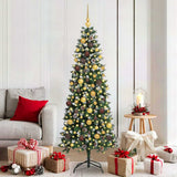 Künstlicher Weihnachtsbaum von Vidaxx mit 300 LEDs, grün, 180 cm, PVC und Kunststoff und Stahl - afbeelding 1