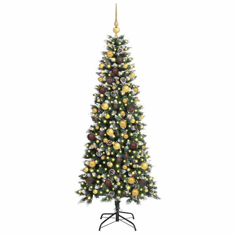 Künstlicher Weihnachtsbaum von Vidaxx mit 300 LEDs, grün, 180 cm, PVC und Kunststoff und Stahl