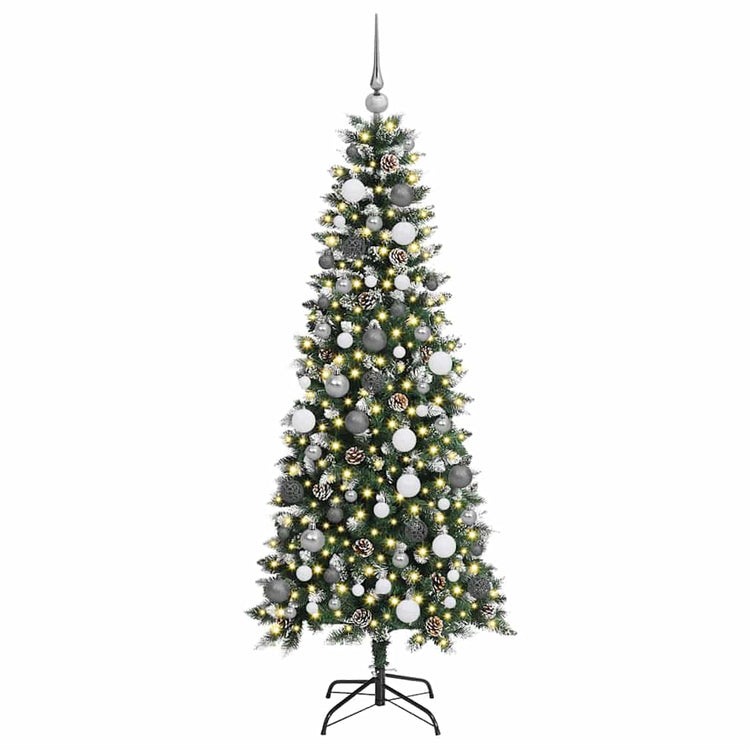 Künstlicher Weihnachtsbaum von Vidaxx mit 300 LEDs, grün, 180 cm, PVC und Kunststoff und Stahl