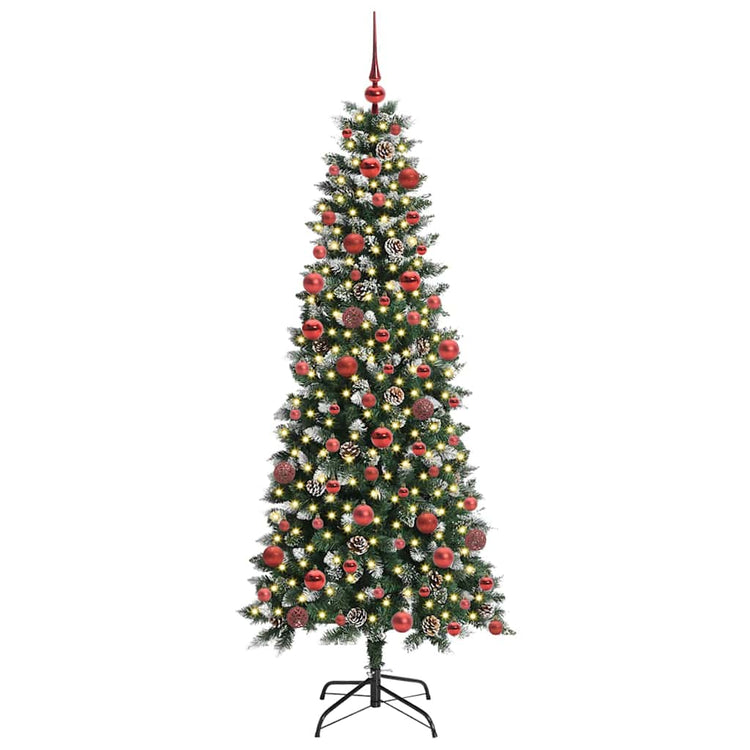 Künstlicher Weihnachtsbaum von Vidaxx mit 300 LEDs, grün, 180 cm, PVC und Kunststoff und Stahl