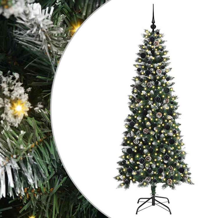 Künstlicher Weihnachtsbaum von Vidaxx mit 300 LEDs, grün, 180 cm, PVC und Kunststoff und Stahl