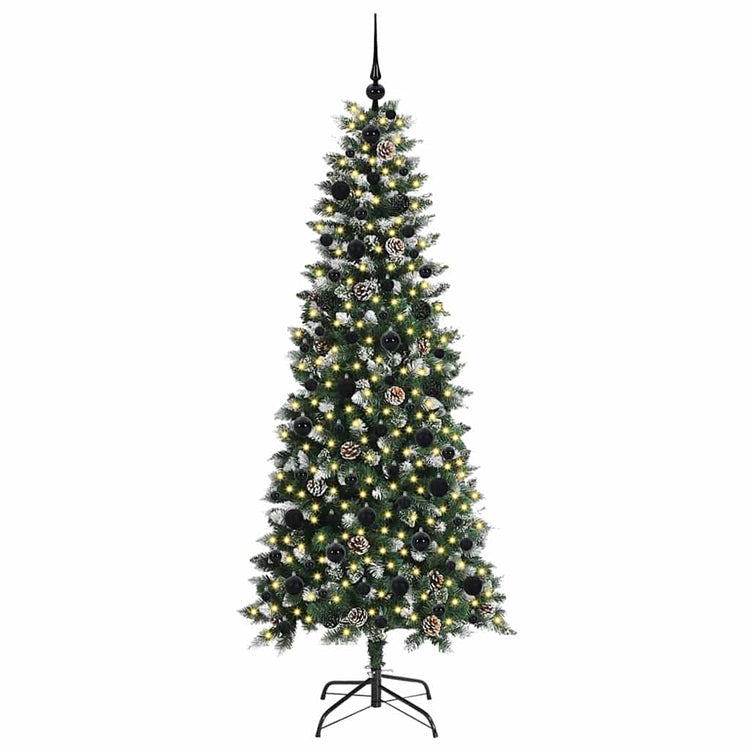 Künstlicher Weihnachtsbaum von Vidaxx mit 300 LEDs, grün, 180 cm, PVC und Kunststoff und Stahl
