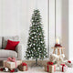 Künstlicher Weihnachtsbaum von Vidaxx mit 300 LEDs, grün, 180 cm, PVC und Kunststoff und Stahl