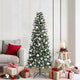 Künstlicher Weihnachtsbaum von Vidaxx mit 300 LEDs, grün, 180 cm, PVC und Kunststoff und Stahl