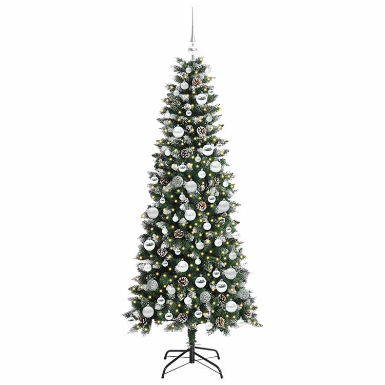 Künstlicher Weihnachtsbaum von Vidaxx mit 300 LEDs, grün, 180 cm, PVC und Kunststoff und Stahl