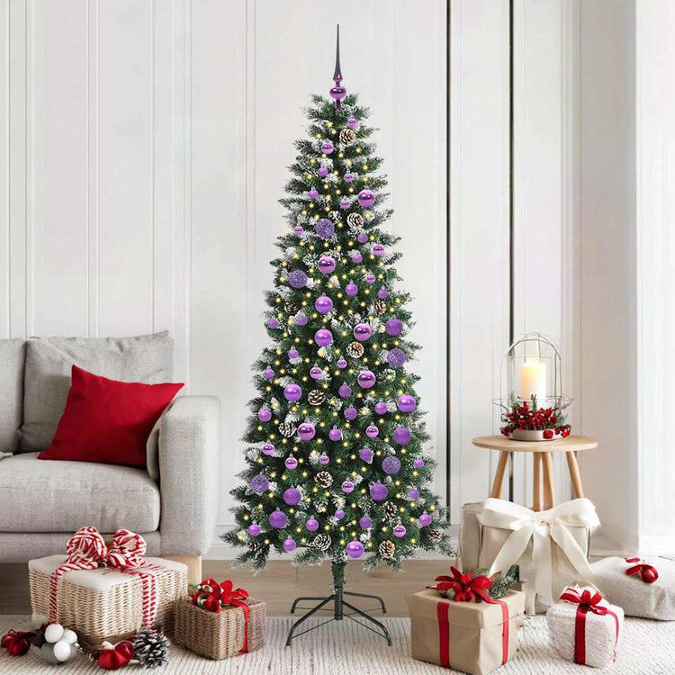 Künstlicher Weihnachtsbaum von Vidaxx mit 300 LEDs, grün, 180 cm, PVC und Kunststoff und Stahl