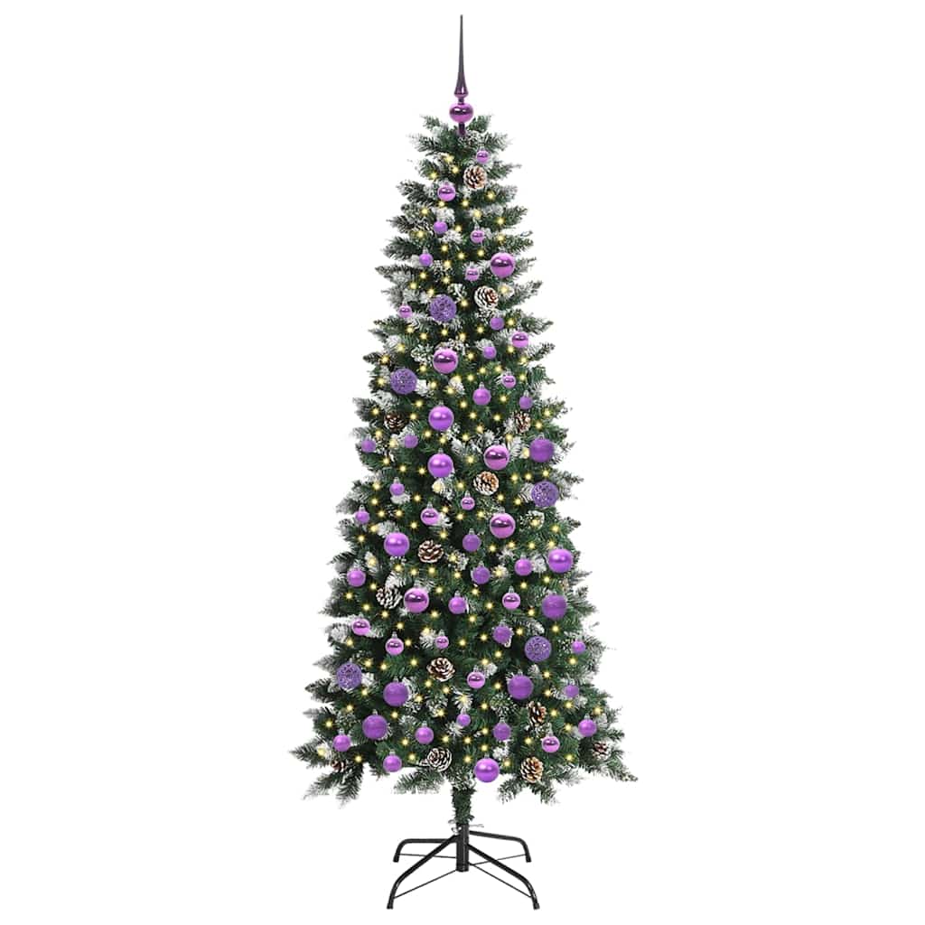 Künstlicher Weihnachtsbaum von Vidaxx mit 300 LEDs, grün, 180 cm, PVC und Kunststoff und Stahl