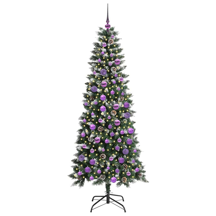 Künstlicher Weihnachtsbaum von Vidaxx mit 300 LEDs, grün, 180 cm, PVC und Kunststoff und Stahl