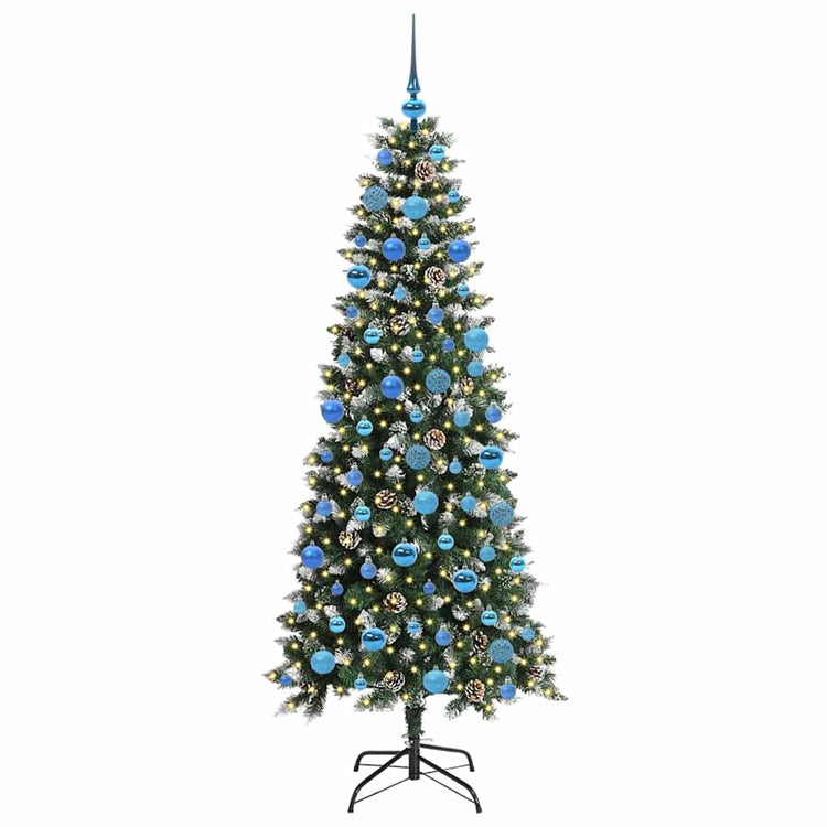 Künstlicher Weihnachtsbaum von Vidaxx mit 300 LEDs, grün, 180 cm, PVC und Kunststoff und Stahl