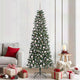 VidaXL künstlicher Weihnachtsbaum mit 300 LEDs grün, 210 cm PVC und Kunststoff und Stahl