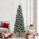 VidaXL künstlicher Weihnachtsbaum mit 300 LEDs grün, 210 cm PVC und Kunststoff und Stahl