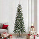 Vidaxx künstlicher Weihnachtsbaum mit 300 LEDs grün, 240 cm PVC und Kunststoff und Stahl