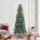 Vidaxx künstlicher Weihnachtsbaum mit 300 LEDs grün, 240 cm PVC und Kunststoff und Stahl