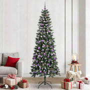 Vidaxx künstlicher Weihnachtsbaum mit 300 LEDs grün, 240 cm PVC und Kunststoff und Stahl - afbeelding 1
