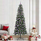 Vidaxx künstlicher Weihnachtsbaum mit 300 LEDs grün, 240 cm PVC und Kunststoff und Stahl