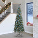 Vidaxx künstlicher Weihnachtsbaum mit 300 LEDs grün, 240 cm PVC und Kunststoff und Stahl