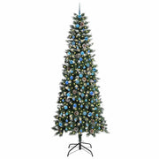 Vidaxx künstlicher Weihnachtsbaum mit 300 LEDs grün, 240 cm PVC und Kunststoff und Stahl - afbeelding 3