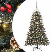 Vidaxx künstlicher Weihnachtsbaum mit 150 LED grün, 150 cm PVC und Kunststoff und Stahl - afbeelding 2